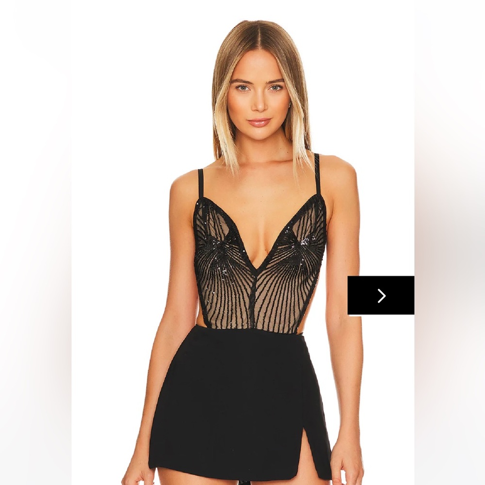 Revolve Lucinda Cutout Bodysuit (Superdown) Size Small